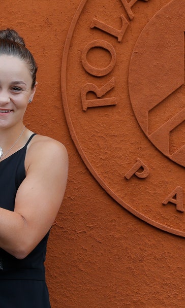 French Open champ Barty up to career-best No. 2 in rankings